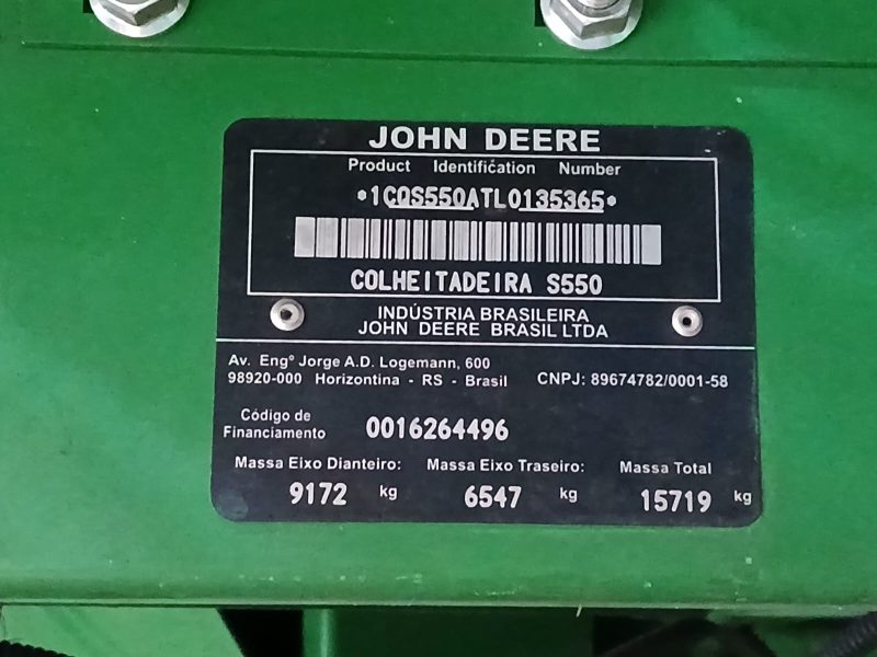 John Deere S550 - Imagen 9